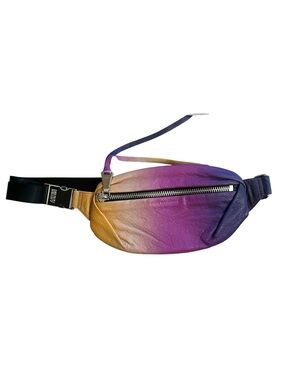 Aimee Kestenberg Milan Leather Convertible Belt Bag Sunset Ombre Fanny Pack
